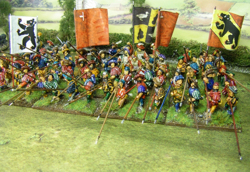 Renaissance Photos of 28mm Landsnechts & Swiss for FoGR, 15mm