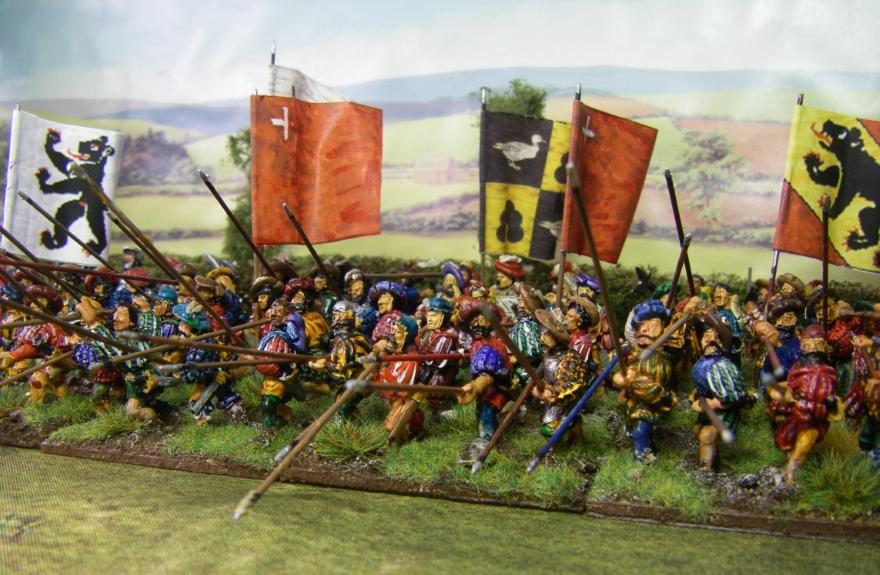 Renaissance Photos of 28mm Landsnechts & Swiss for FoGR, 15mm
