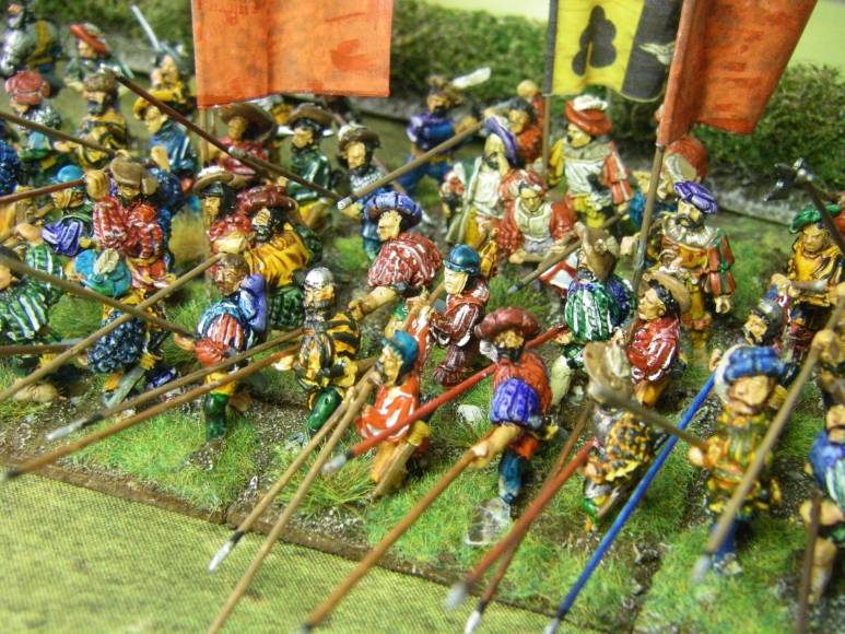 Renaissance Photos of 28mm Landsnechts & Swiss for FoGR, 15mm