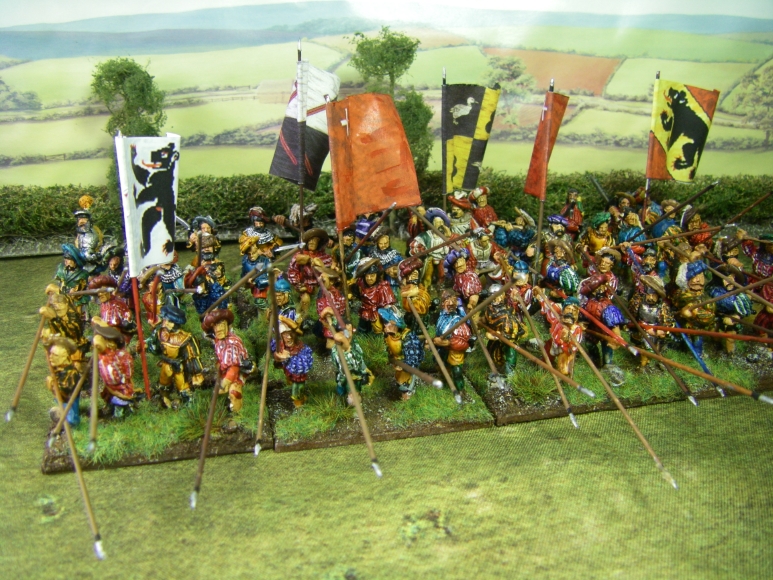Renaissance Photos of 28mm Landsnechts & Swiss for FoGR, 15mm