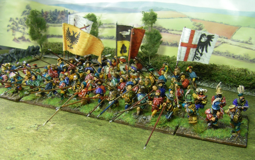 Renaissance Photos of 28mm Landsnechts & Swiss for FoGR, 15mm