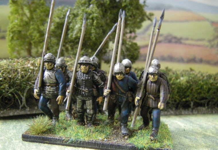 28mm 25mm L'Art de la Guerre Perry Plastics being painted