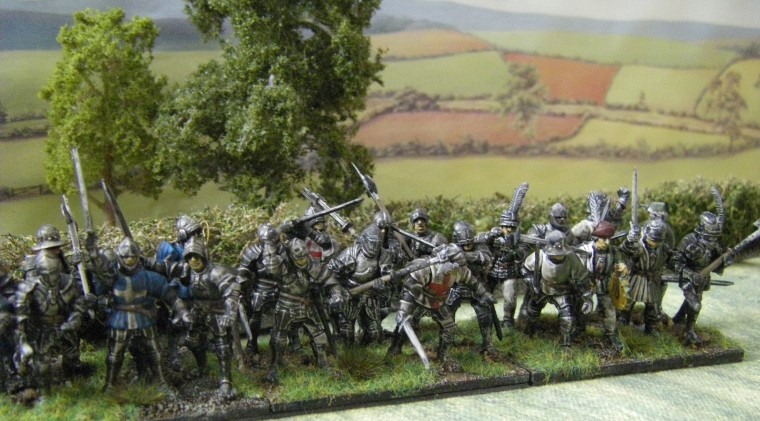 28mm 25mm L'Art de la Guerre Perry Plastics being painted