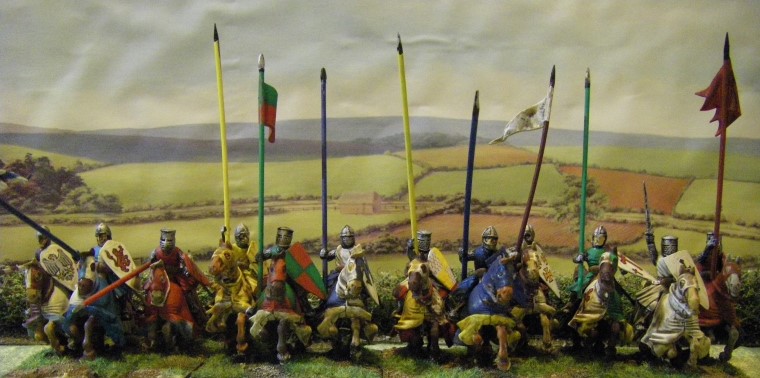 28mm 25mm L'Art de la Guerre Fireforge Knights painted