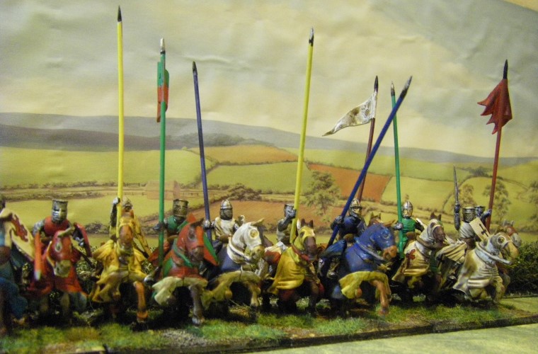 28mm 25mm L'Art de la Guerre Fireforge Knights painted