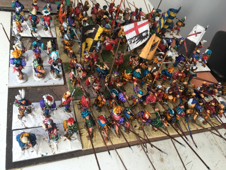 Renaissance Photos of 28mm Landsnechts & Swiss for FoGR, 15mm