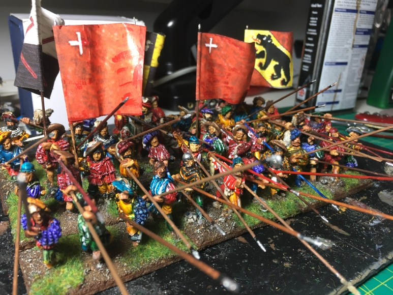 Renaissance Photos of 28mm Landsnechts & Swiss for FoGR, 15mm