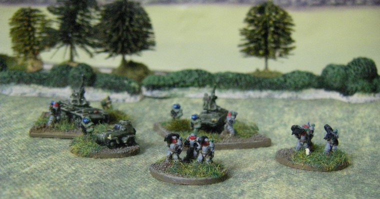 6mm, 1/300th, 1/300 Sci Fi GZG, Ground Zero Games NAC Power Armour