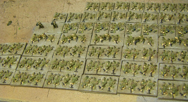 Cold War Commander, 1980s Cammo Photos of Mainforce 6mm Modern Infantry painted in 2015, 1300th