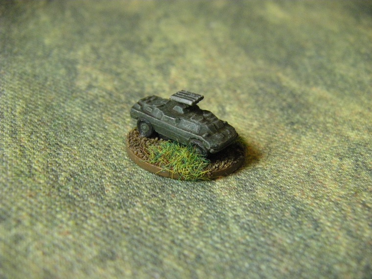 1/300th Scale Modern Polish or warpac BRDM1 and Swatter from Skytrex for CWC