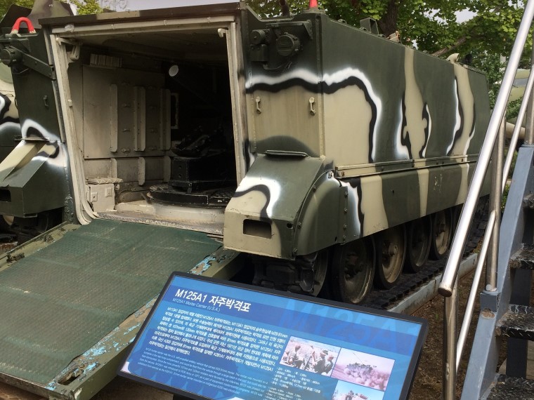 Korean War Memorial Museum Photos, M125 Mortar