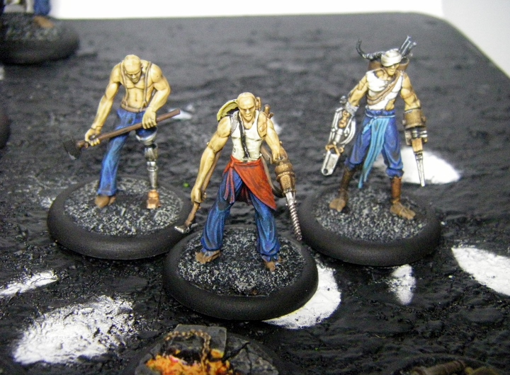 Malifaux, Mei Feng Rail Crew Painted, 30mm