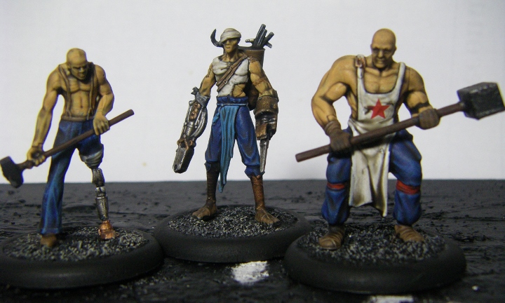 Malifaux, Mei Feng Rail Crew Kang Painted, 30mm