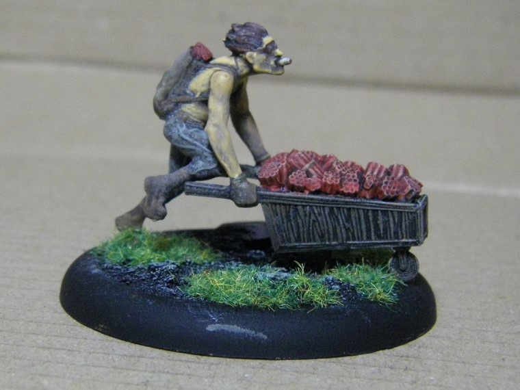 Malifaux, Marcus and Ramos Arcanist Crew Painted Willie, 30mm