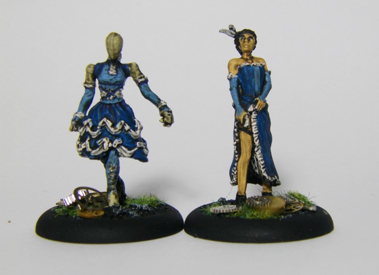 Malifaux, Performer and mammequin, 30mm