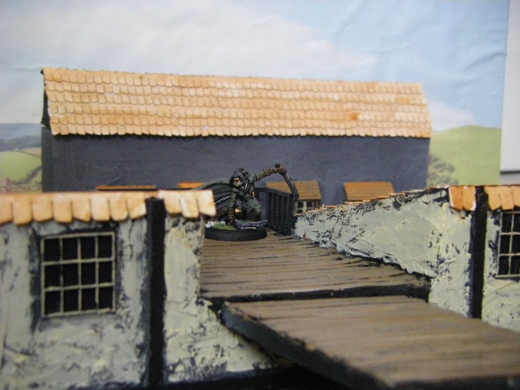  Photos of Home made Malifaux City Terrain Painted, Wyrd Games