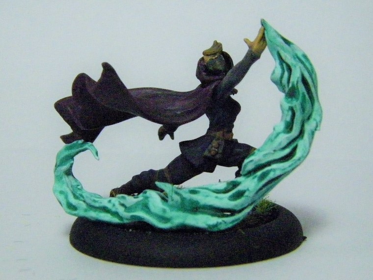 Malifaux, Arcanist faction Oxfordian Mage,  Ironsides Crew Box Painted, Wyrd Games