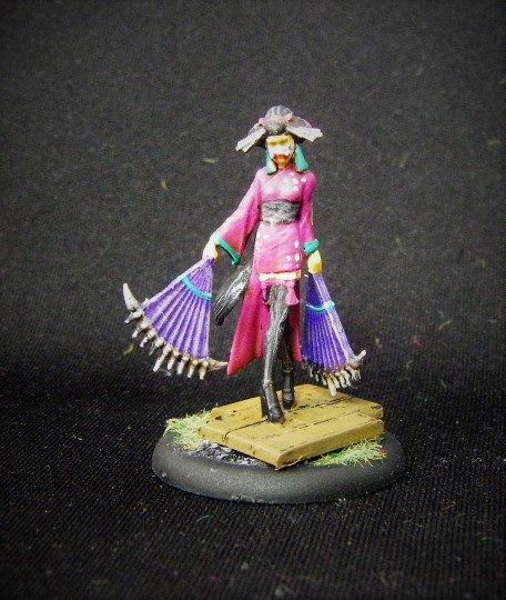 Malifaux, Oiran, Showgirl Crew, 32mm Wyrd Games Figures