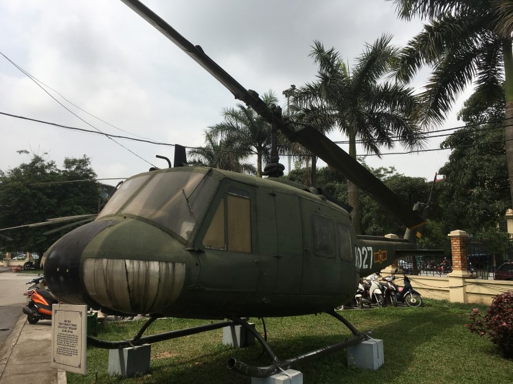 Vietnam War Captured Huey UH1, Hanoi Museum, Historic Real Kit