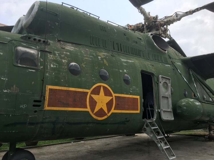 Vietnam Mi-6 helicopter, Hanoi Museum, Historic Real Kit