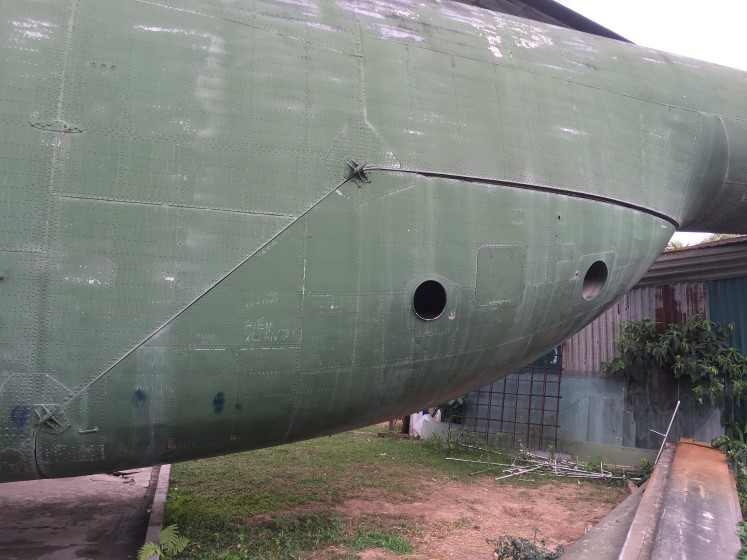 Vietnam Mi-6 helicopter, Hanoi Museum, Historic Real Kit