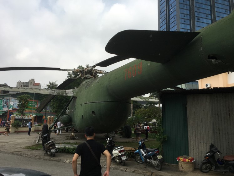 Vietnam Mi-6 helicopter, Hanoi Museum, Historic Real Kit