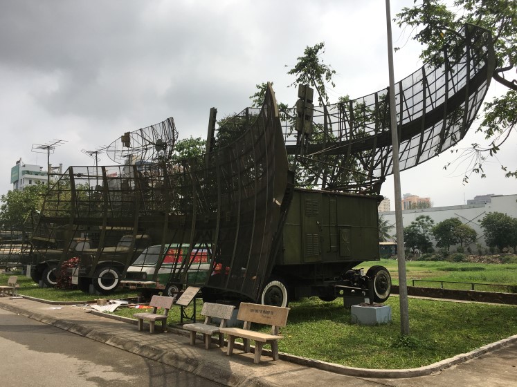 Vietnam War AA radar array, Hanoi Museum, Historic Real Kit