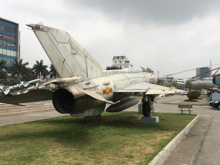 Vietnam War MiG 21,  Hanoi Museum, Historic Real Kit