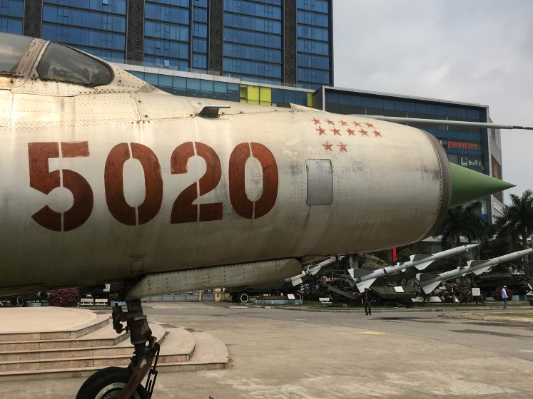 Vietnam War MiG 21, Hanoi Museum, Historic Real Kit