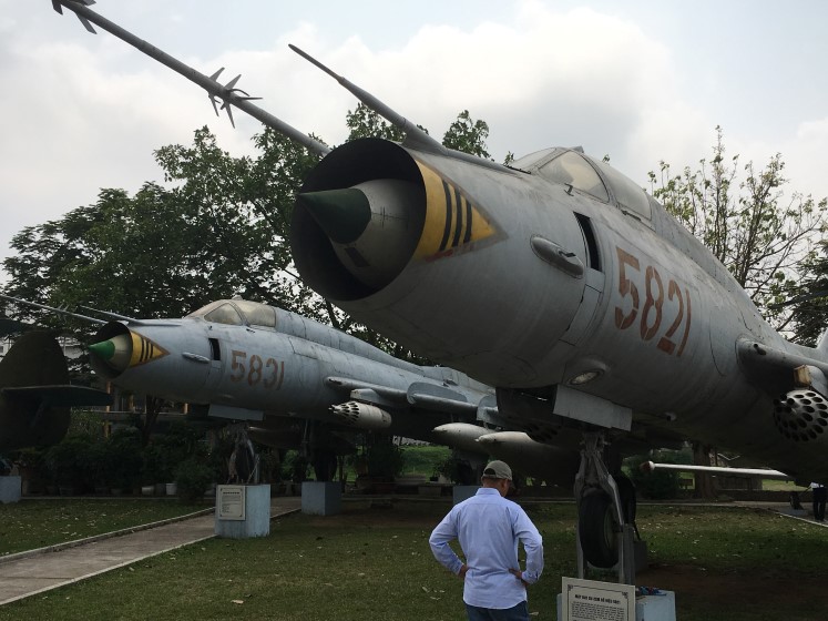 Vietnam War Aircraft & Guns, Hanoi Museum, Historic Real Kit