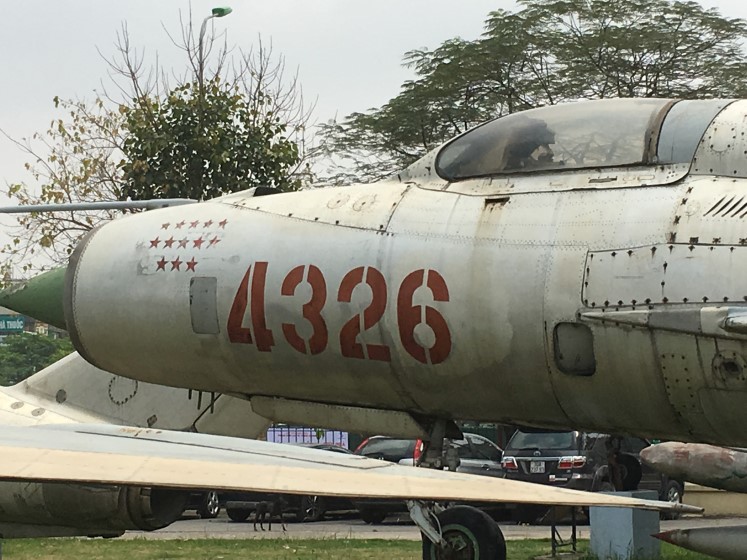 Vietnam War MiG 21, Hanoi Museum, Historic Real Kit