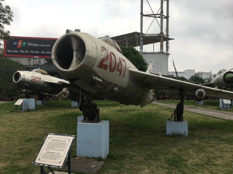 Vietnam War MiG 17, Hanoi Museum, Historic Real Kit