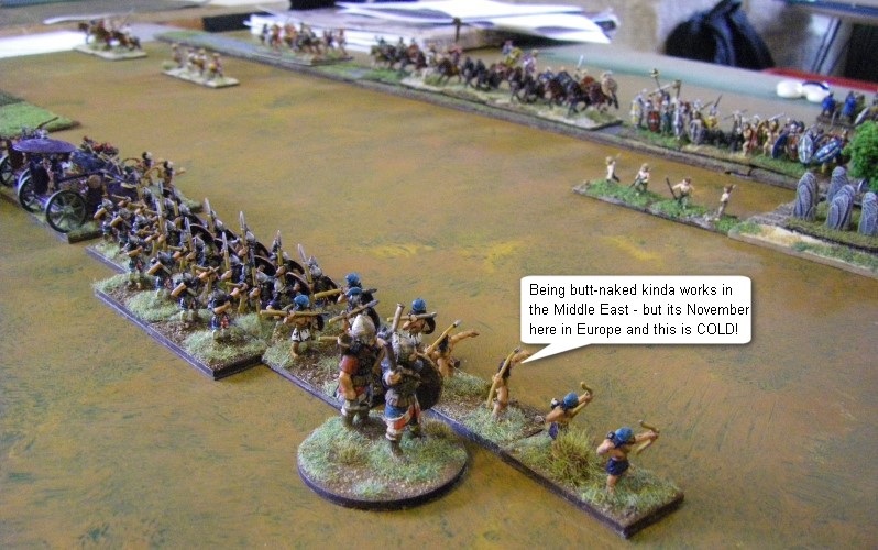 L'Art de la Guerre, Freezing! Armies before 0AD: Sargonid Assyrian vs Galatian, 15mm