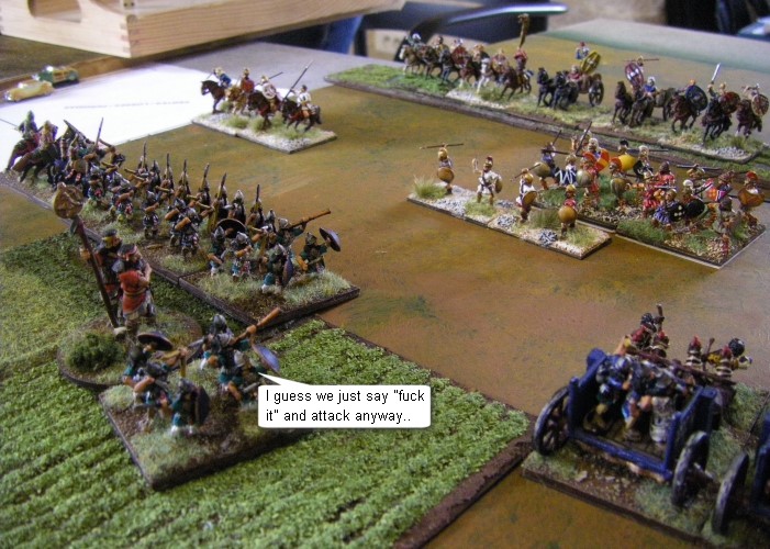 L'Art de la Guerre, Freezing! Armies before 0AD: Sargonid Assyrian vs Galatian, 15mm