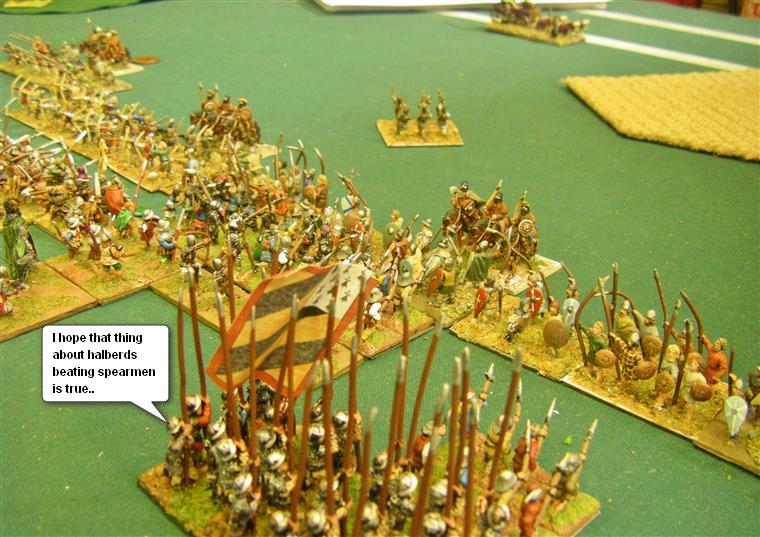 L'Art de la Guerre, Feudal and Dark Ages: Feudal German vs Feudal English, 15mm