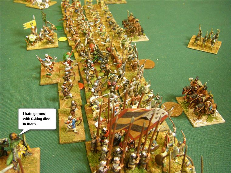 L'Art de la Guerre, Feudal and Dark Ages: Feudal German vs Feudal English, 15mm