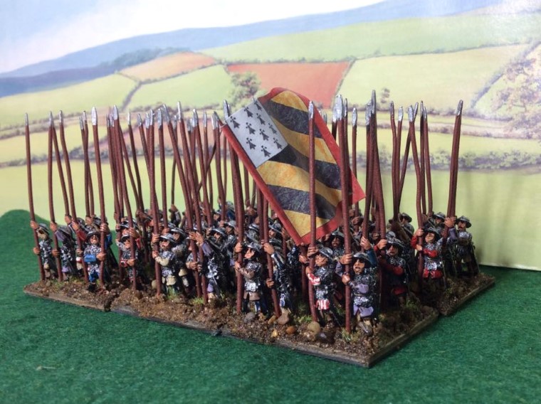 L'Art de la Guerre, Feudal German Pikemen 15mm Museum Miniatures