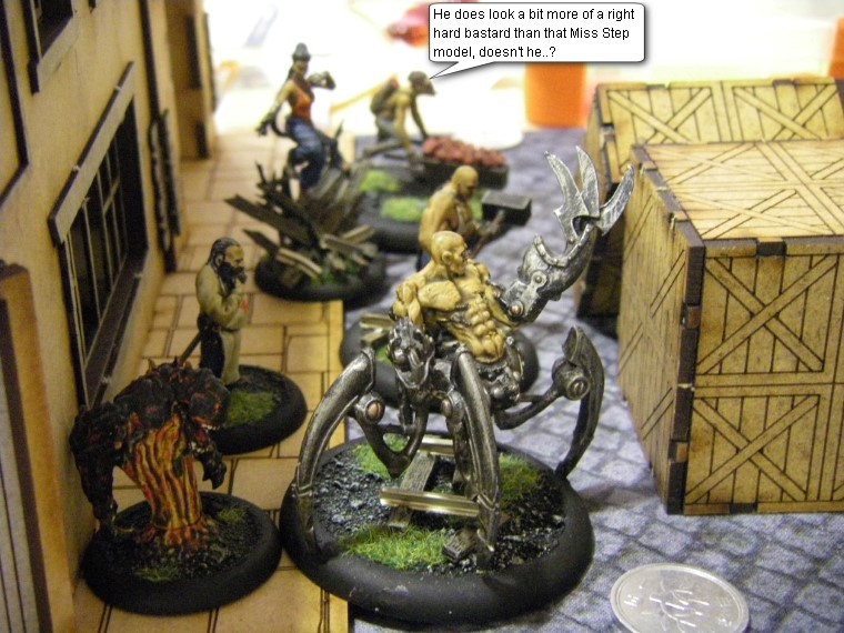 Malifaux, Gothic Steampunk Horror: Arcanists vs Seamus (Rezzer), Wyrd Games, 32mm