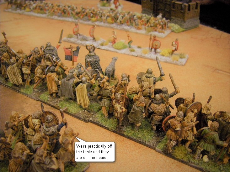 L'Art de la Guerre, Big Abona - The Roman World: Vikings vs Keith's Airfix MIR, 28mm