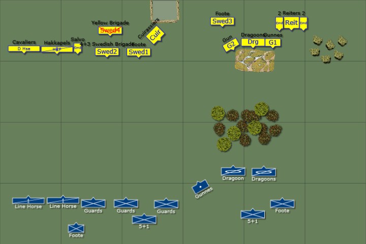 Battle Chronicler Map Swedish vs Louis XIV French