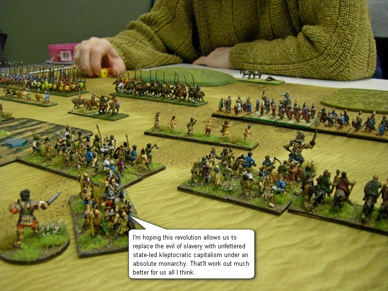 L'Art de la Guerre, Classical Rome & Greece: Spartacus' Slave Revolt vs Alexandrian Makedonian, 15mm