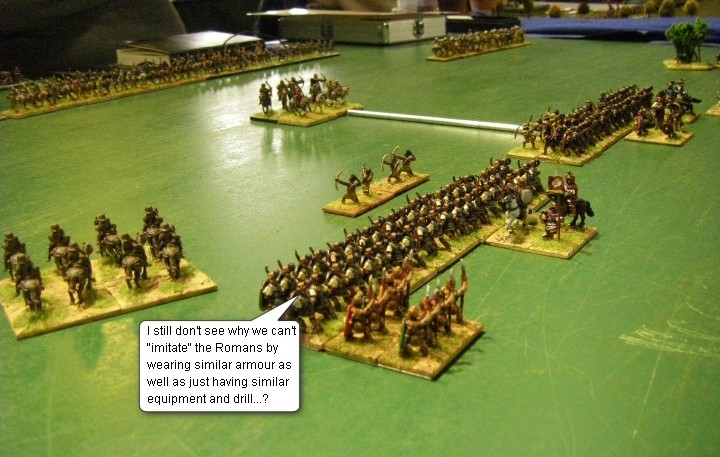 L'Art de la Guerre, Ancients: Triumverate Roman & Jewish vs Romano-British & Patrician, 15mm
