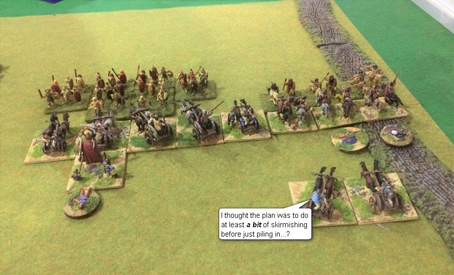 LArt de la Guerre, Roman and Classical Ancient British vs Seleucid, 15mm