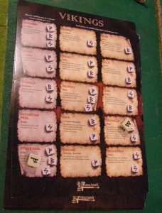 Gripping Beast's SAGA, 1-day Saga Jomsviking battle board