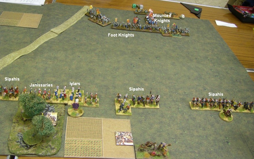 L'Art de la Guerre, Armies from 1066 or later: Ottoman Turkish vs 100YW French, 15mm