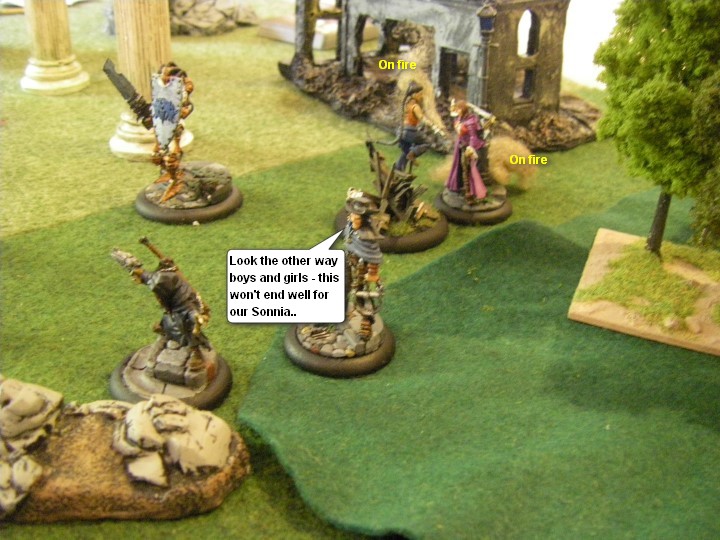 Malifaux, Arcanists vs Guild: Mei Feng Crew vs Sonia Cridd Crew, 32mm