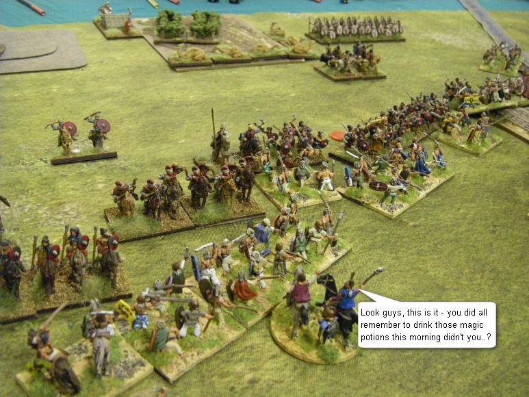 L'Art de la Guerre, The Roman Pond: Gallic vs Patrician Roman, 15mm